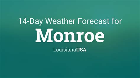 weather today monroe la